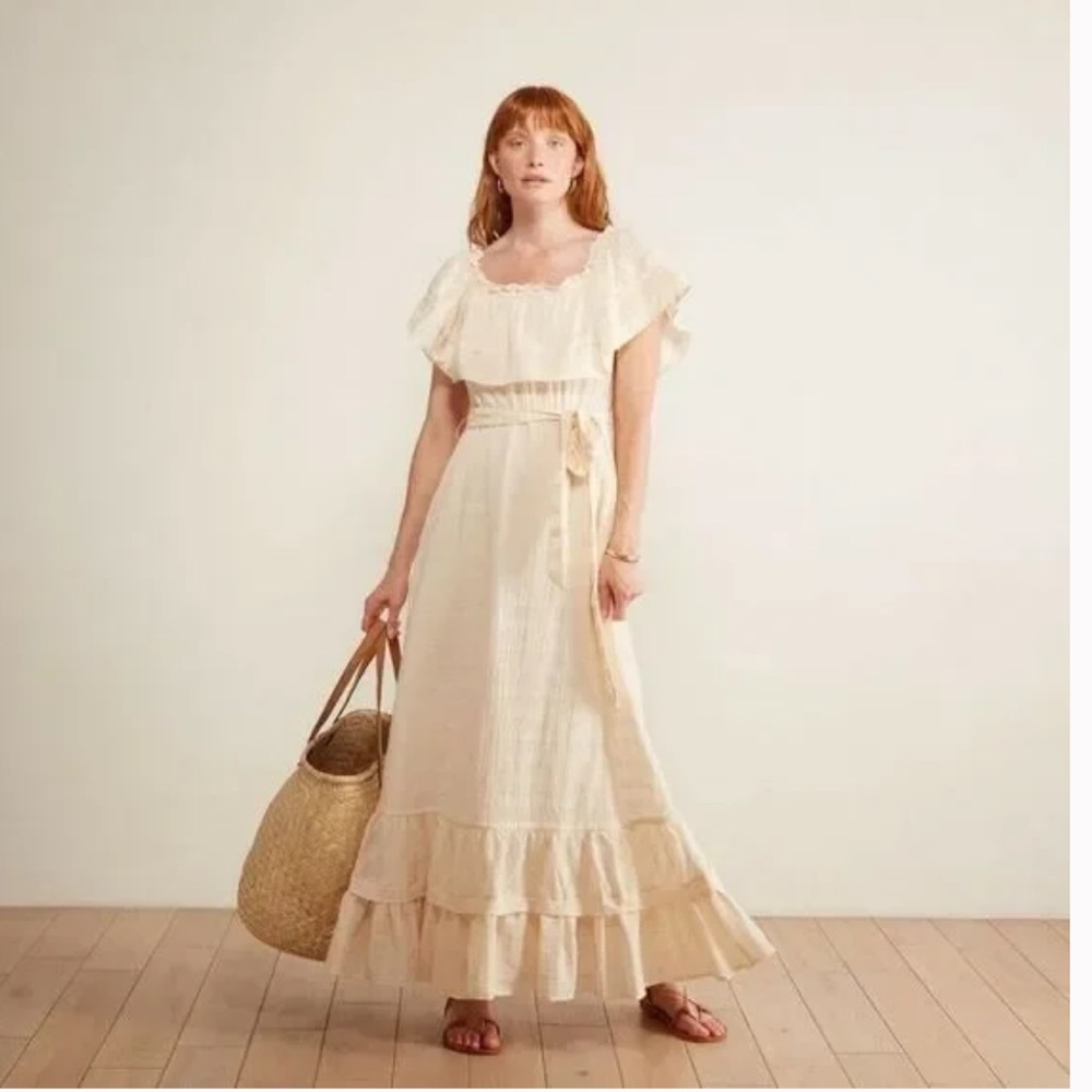 Anthropologie The Odells Off The Shoulder Maxi Dress